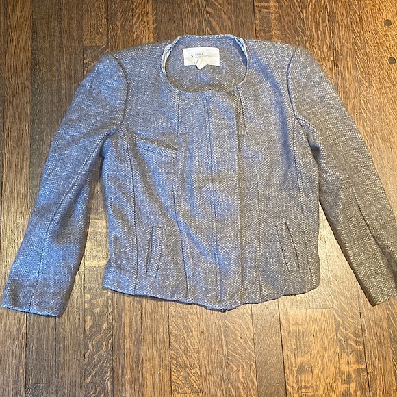 Isabel Marant gray virgin wool jacket size 2 - Picture 1 of 13